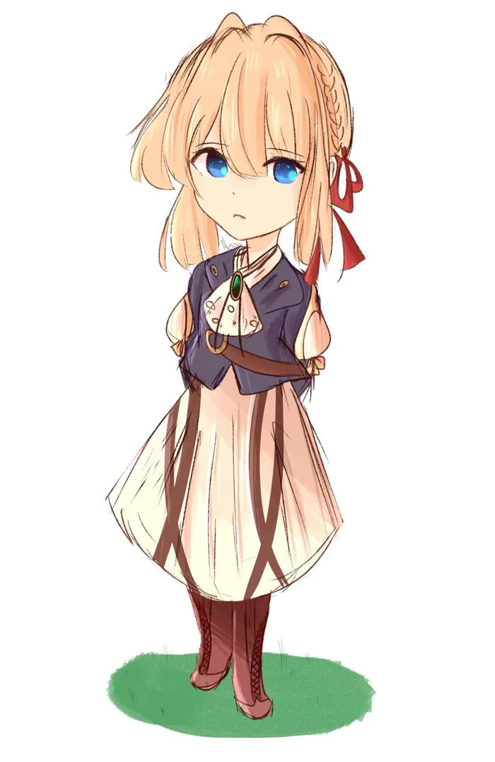 I drew a Chibi Violet! : r/VioletEvergarden