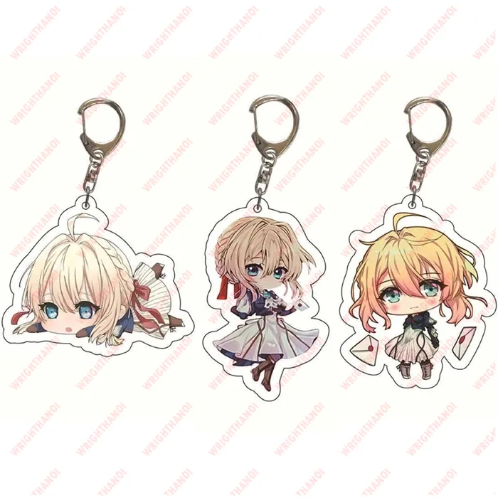 Móc khóa Violet Evergarden ver cute in hình anime chibi dễ thương trang trí  túi xách balo | Shopee Việt Nam