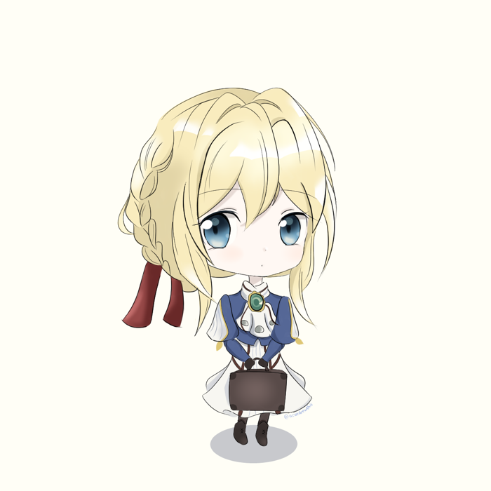 Violet as a chibi [Violet Evergarden] : r/anime