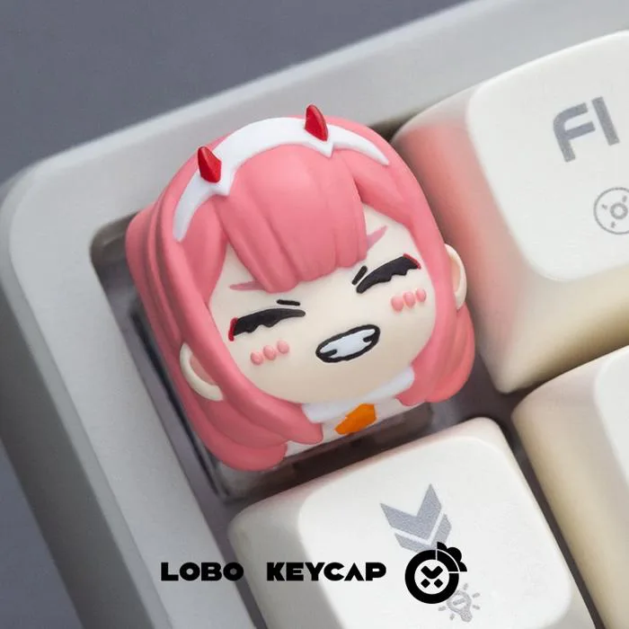 [In-stock] Keycap Lobo Artisan Darling In the Franxx - Zero Two