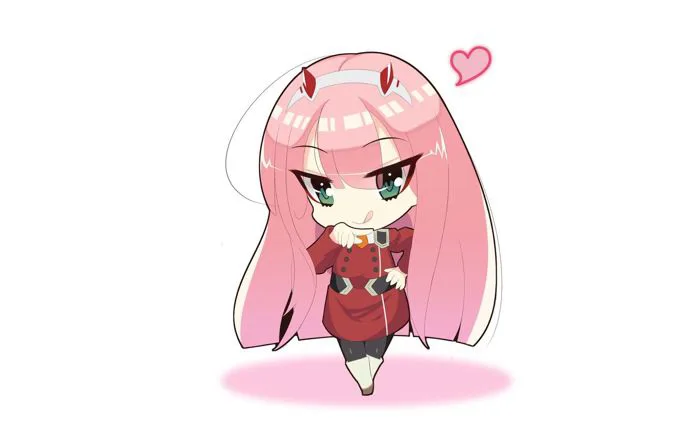 Zero Two Chibi Wallpapers - Wallpaper Cave