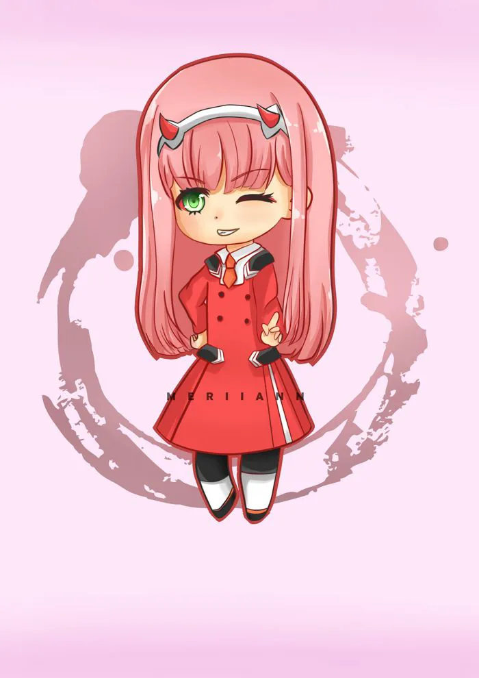 Zero Two Chibi Wallpapers - Wallpaper Cave