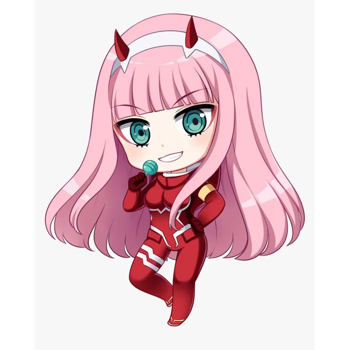 Gối ôm gối ngủ anime chibi zero two 0399 | Shopee Việt Nam