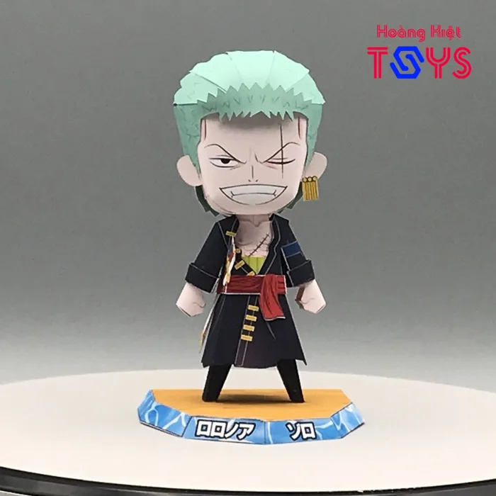 Mô hình giấy anime Chibi Roronoa Zoro (sau timeskip) [One Piece/Đảo Hải Tặc  / Vua Hải Tặc] | Shopee Việt Nam