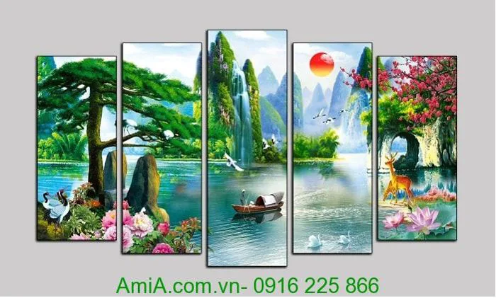 Những mẫu tranh phong cảnh thiên nhiên 3d mới nhất