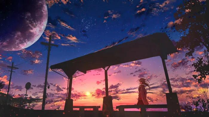 Tổng hợp hình nền anime phong cảnh tuyệt đẹp, FullHD cho máy tính Tổng hợp hình nền anime phong cảnh tuyệt đẹp, FullHD cho máy tính