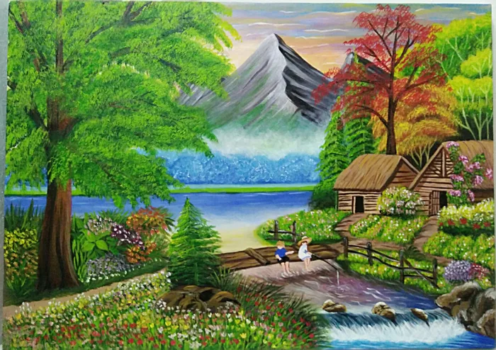 Bình yên - Tranh Phong Cảnh