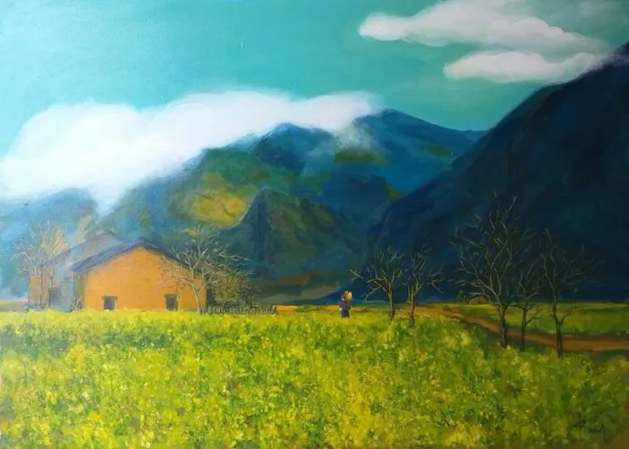 Phong cảnh cao nguyên 2 - Tranh Phong Cảnh