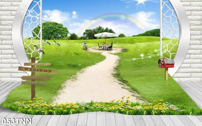 Tranh phong cảnh cầu vòng