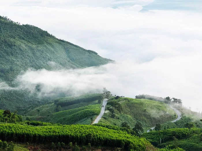 Chùm ảnh: Khung cảnh hùng vĩ ở đèo Vi Ô Lắc