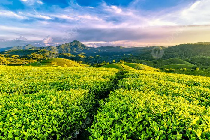 Toàn Cảnh Những Ngọn đồi Xanh Tươi Của đồi Chè Long Cốc ở Phú Thọ Việt Nam  Và Hình ảnh Để Tải Về Miễn Phí - Pngtree