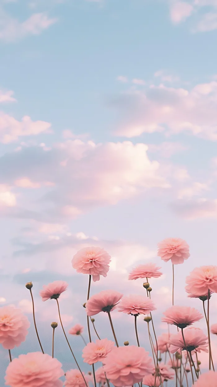 Mây hồng và bầu trời hoa Hình nền [501b84c8d1d343449120] của Wallpaper HD |  WidgetClub