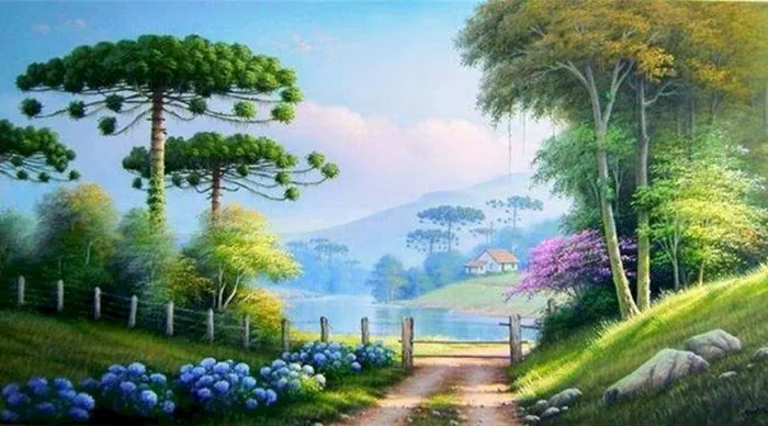 101 mẫu tranh phong cảnh núi đẹp nhất, chất lượng cao, tải miễn phí