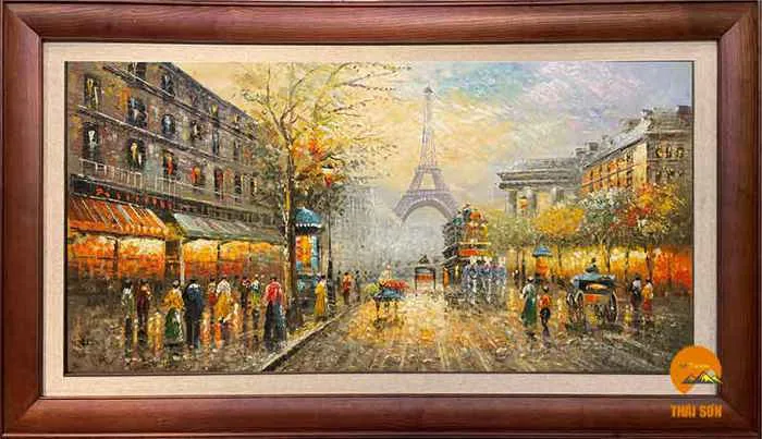 Cập Nhật] Bức tranh phong cảnh Paris được yêu thích nhất 2021