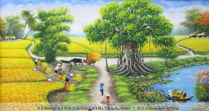 50 Tranh Quê Hương Đất Nước 3 Miền Bắc Trung Nam