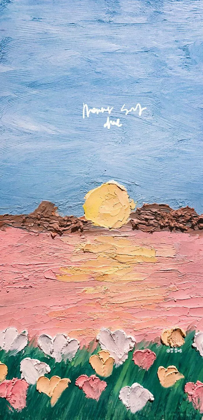 Abstract Painting of Flowers and Rocks | Hình sơn dầu, Tranh sơn dầu, Phong  cảnh