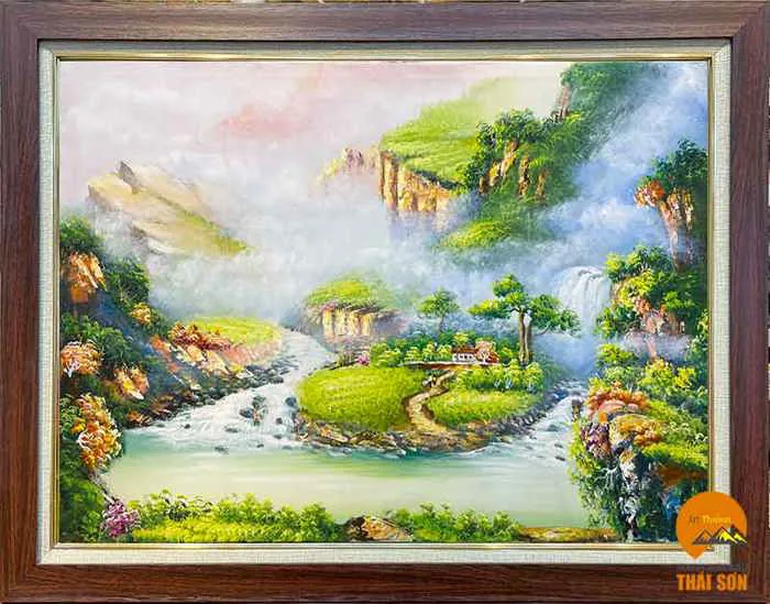HOT] Mẫu tranh phong cảnh sơn thủy hữu tình mới nhất năm nay