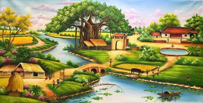 Tranh sơn thủy hữu tình - Đem đến vẻ đẹp tinh tế cho không gian nội thất