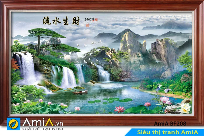130 mẫu tranh phong cảnh sơn thủy hữu tình đẹp - P3