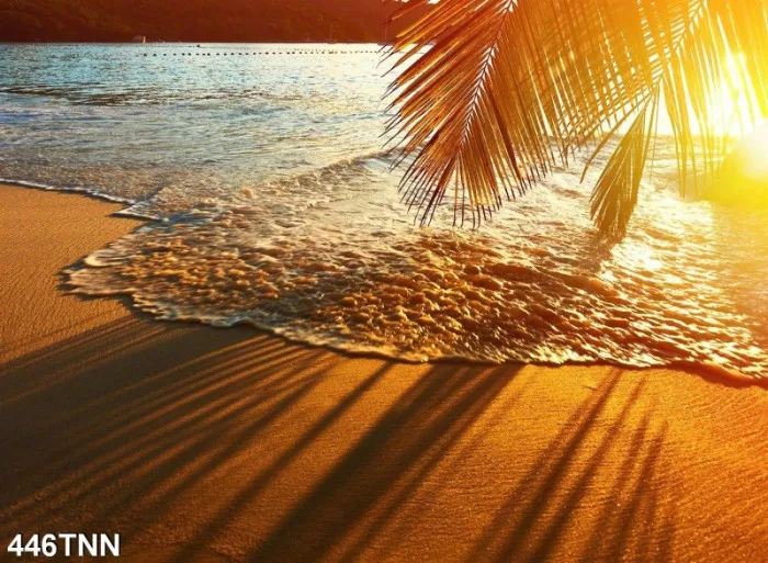 Tranh phong cảnh sóng biển hoàng hôn