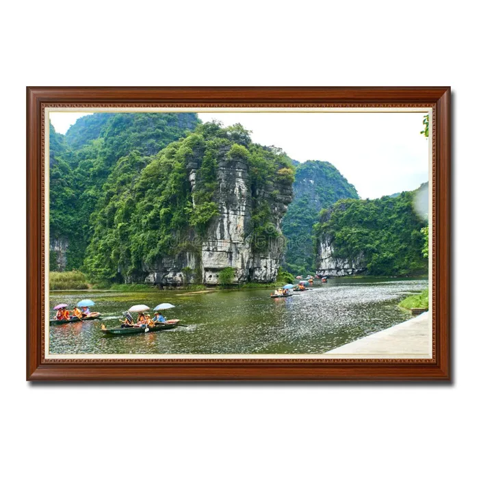 Tranh phong cảnh Tràng An Ninh Bình đẹp Amia09828 Tranh phong cảnh Tràng An Ninh Bình đẹp Amia09828