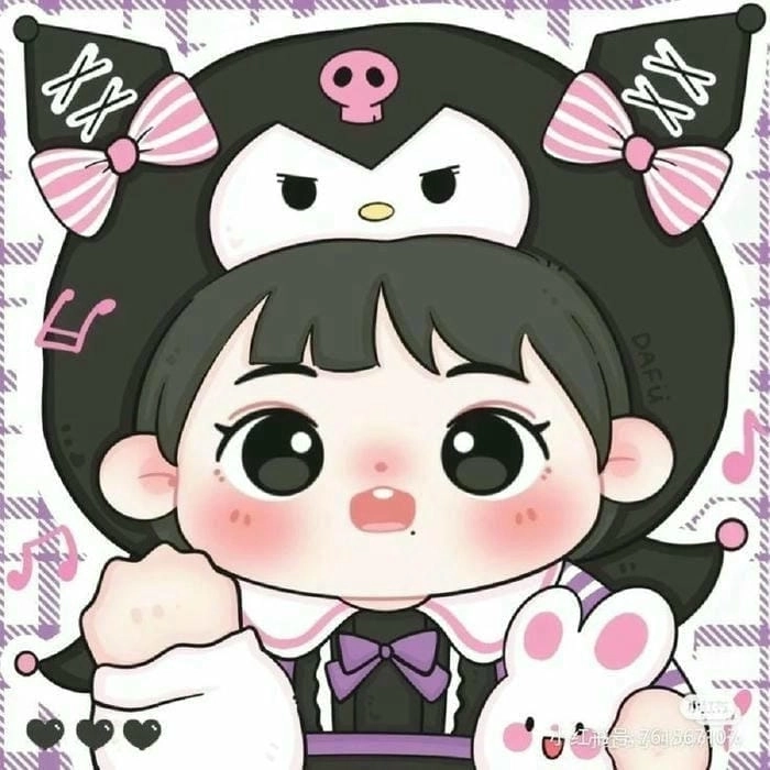 Bộ ảnh avatar cute girl chibi siêu dễ thương dành tặng bạn