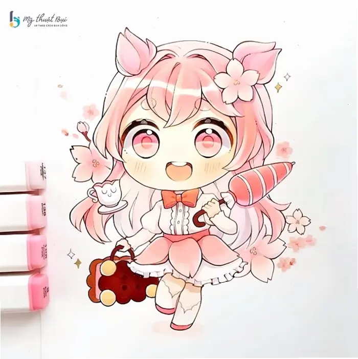 Tuyển Tập Ảnh Anime Chibi Cute Nữ: Thế Giới Dễ Thương Không Giới Hạn
