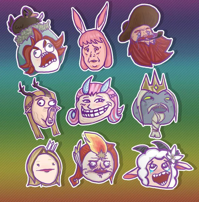 AFK arena stickers: meme face edition : r/afkarena