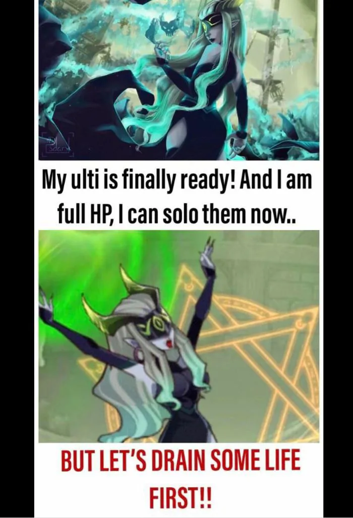 DRAIN SOME LIFEEEE | Sheogorath memes, Afk arena hypogean, Age of calamity  memes