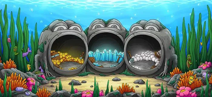 AFK Farm for a web3 project. Pepe game. Crypto meme coin design by Sofiia  on Dribbble