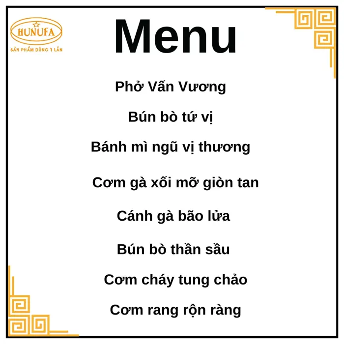 60+ Cách đặt tên món ăn hay, độc lạ, hài hước, sang chảnh cho menu quán