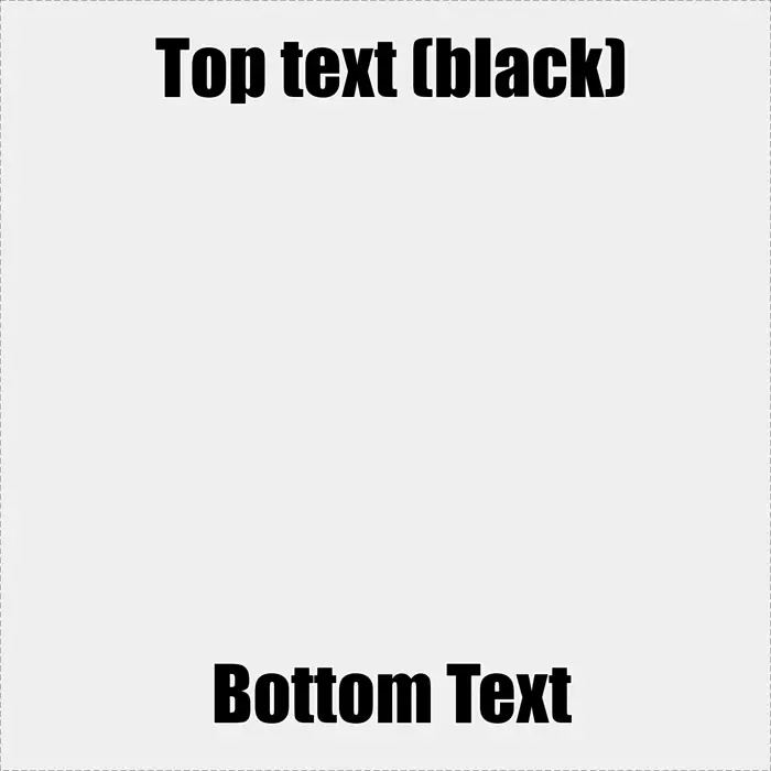 Square Meme with White Background and Black Montserrat Font — Kapwing
