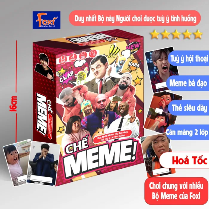 Board game-Bộ Bài Party Meme Squad Meme Foxi Mêm-trò chơi đội nhóm siêu vui  hài hước | Shopee Việt Nam