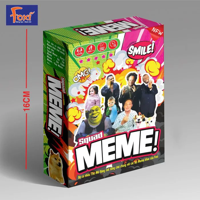 Board game-Bộ Bài Party Meme Squad Meme Foxi Mêm-trò chơi đội nhóm siêu vui  hài hước | Shopee Việt Nam