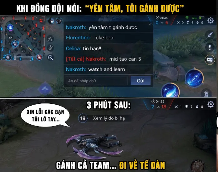 154+ Meme Liên Quân Mobile cực hài dân mạng cười xỉu