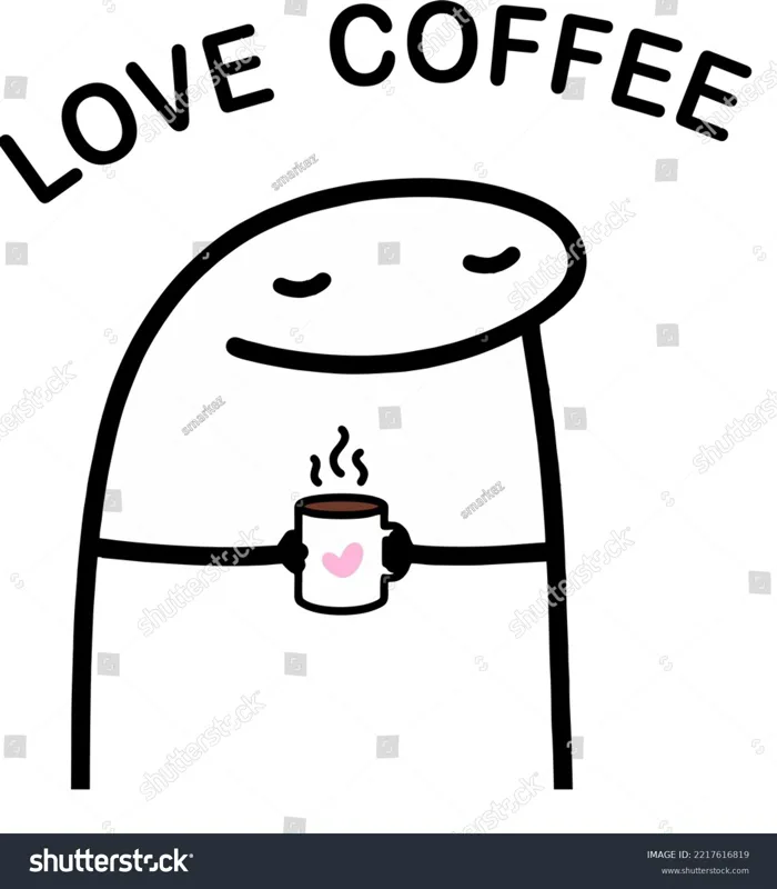 Love Coffee Meme Flork Deformed Meme: Vector có sẵn (miễn phí bản quyền)  2217616819 | Shutterstock