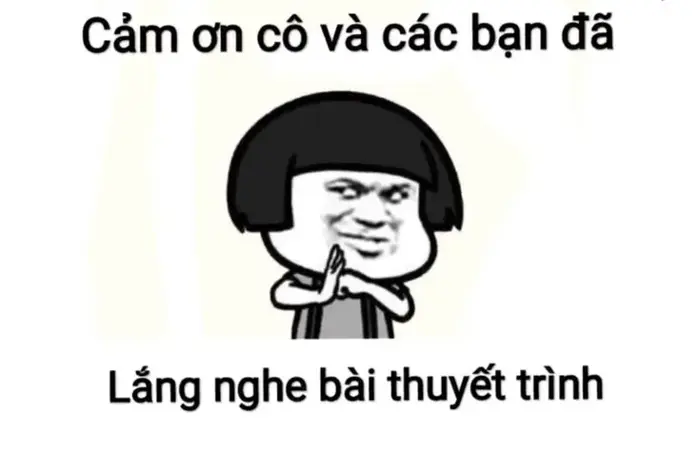 Bộ Meme Cảm Ơn Đã Lắng Nghe hài hước, thay cho lời tri ân đầy duyên dáng