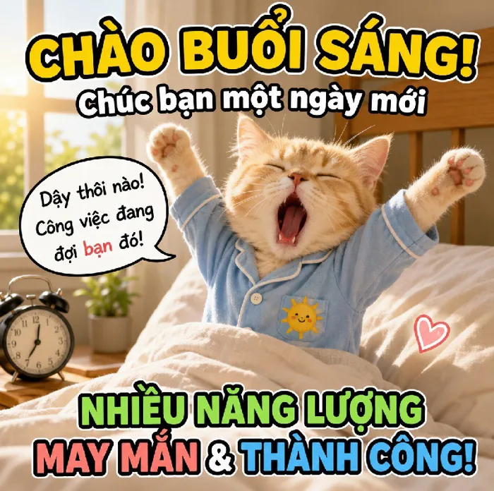 168+ Meme Chào Buổi Sáng good morning ảnh chế siêu cute