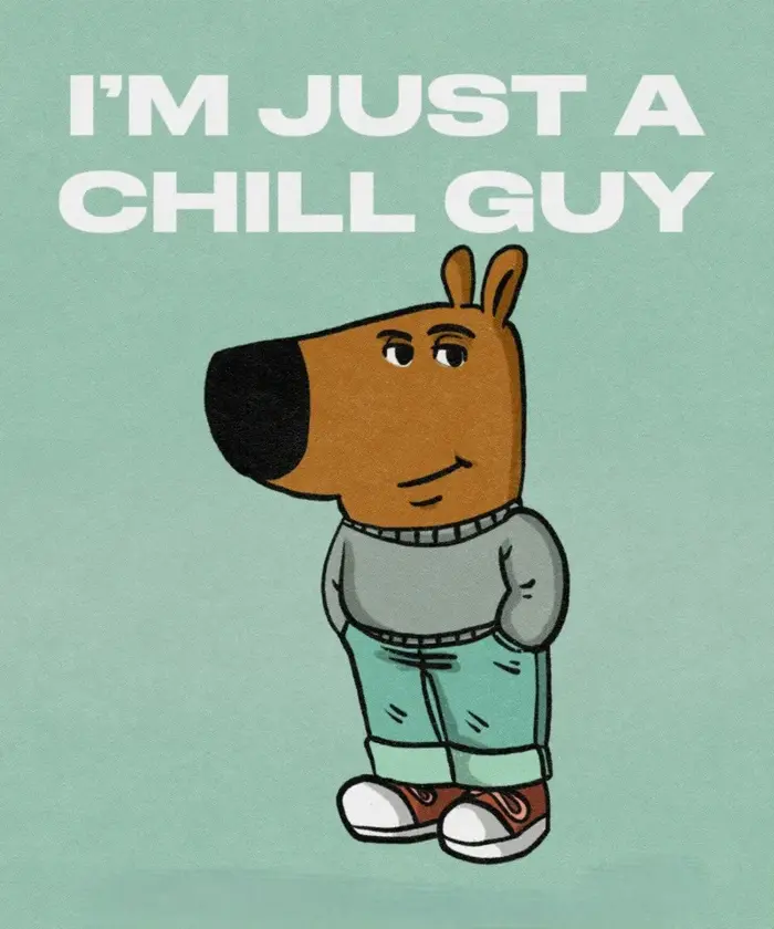 Tổng hợp ảnh meme chill guy hài hước, thư giãn cực chất