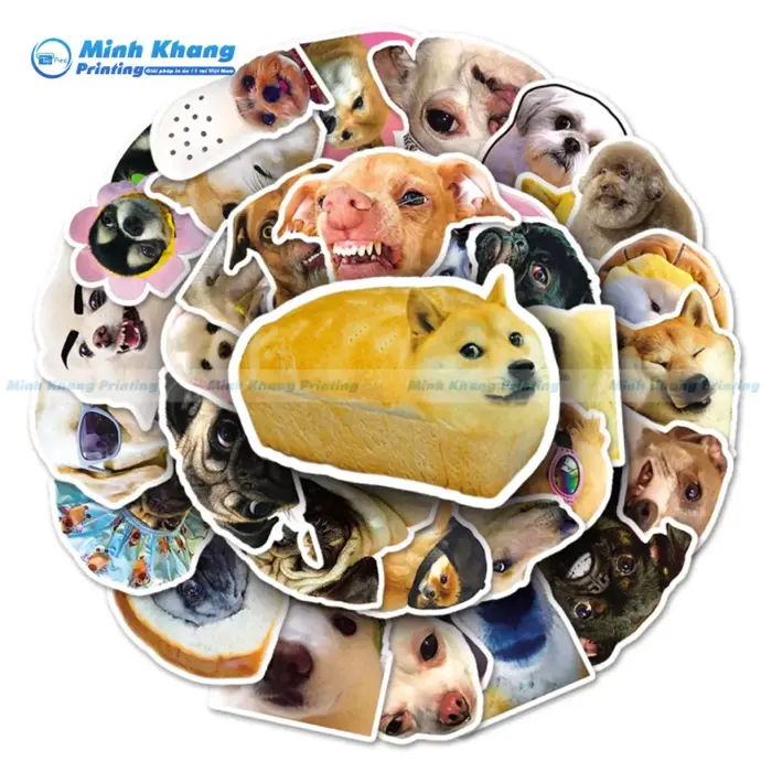 80+ Mẫu Sticker Con Chó Đẹp, Cute & Meme Hài Hước
