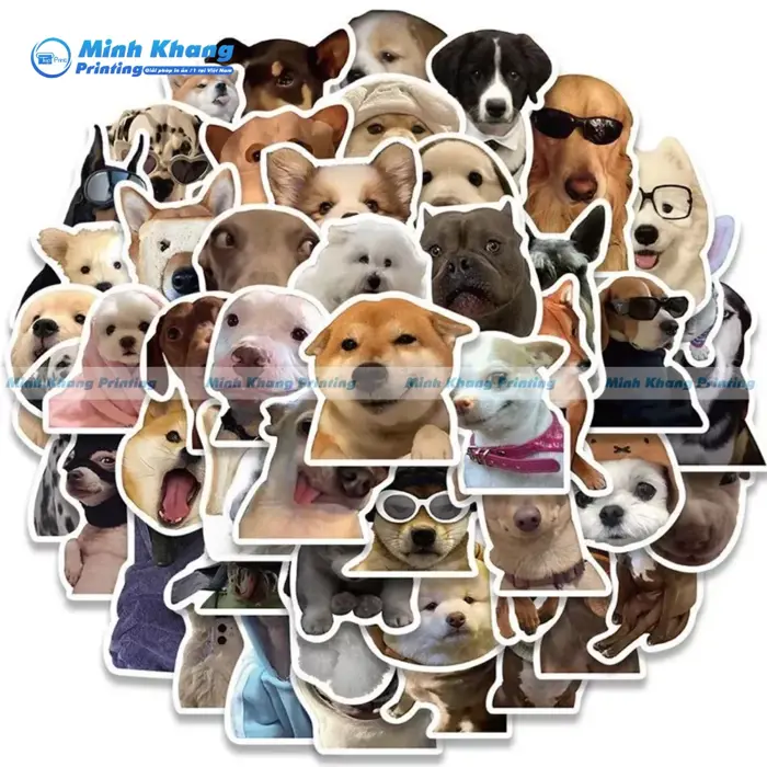 80+ Mẫu Sticker Con Chó Đẹp, Cute & Meme Hài Hước