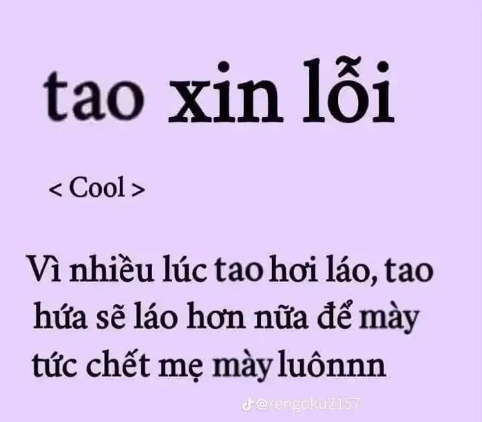 Bộ ảnh Mẫu Đơn Xin Lỗi Meme hài hước giúp kết nối lại tình cảm cho