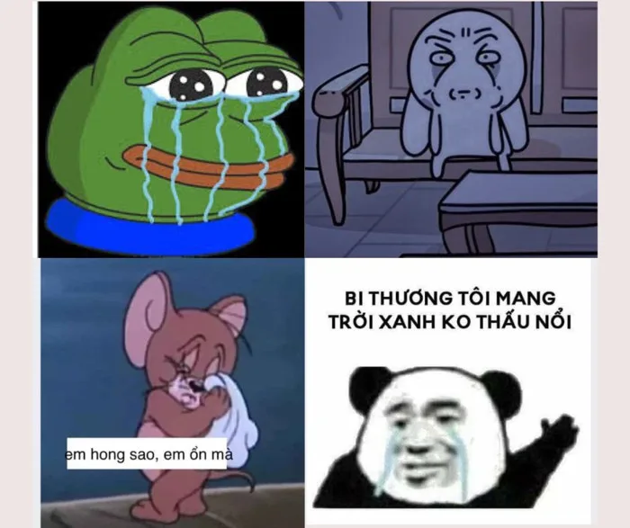 Tổng hợp các loại meme buồn làm mưa làm gió trên mạng xã hội