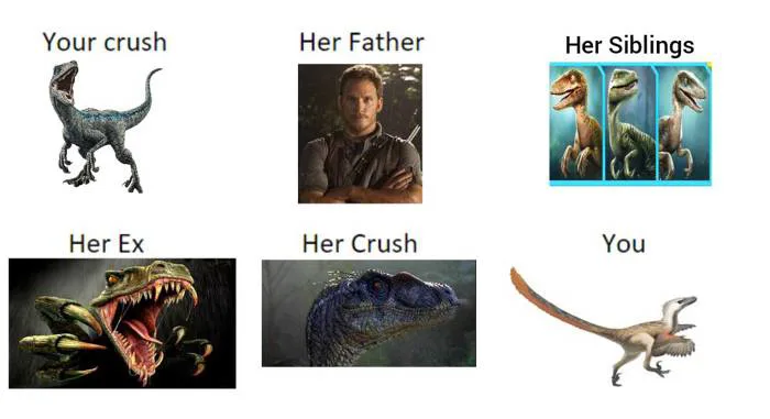 My crush meme by THEJURASSICWONDER on DeviantArt