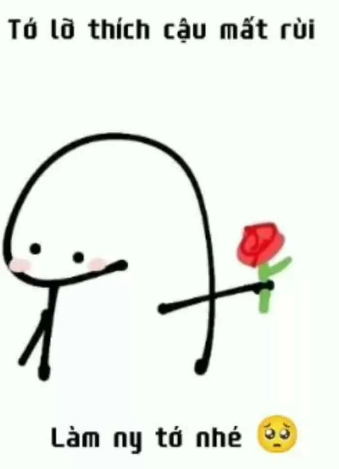 Meme Tỏ Tình Crush Hài Hước [Ảnh Tỏ Tình Cute Siêu Lãng Mạn]
