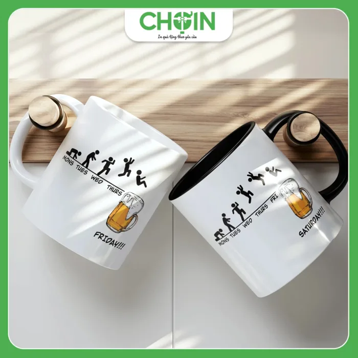 Ly Gốm Sứ Cốc Sứ Uống Bia Cuối Tuần, Ly Sứ Hài Hước Uống Bia, Uống Nước, Ly  Meme, Bựa Troll | Shopee Việt Nam