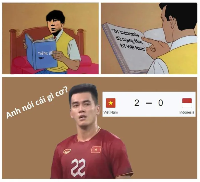 Chùm ảnh chế hài hước của dân mạng sau khi Việt Nam vào chung kết AFF Cup |  Báo Dân trí