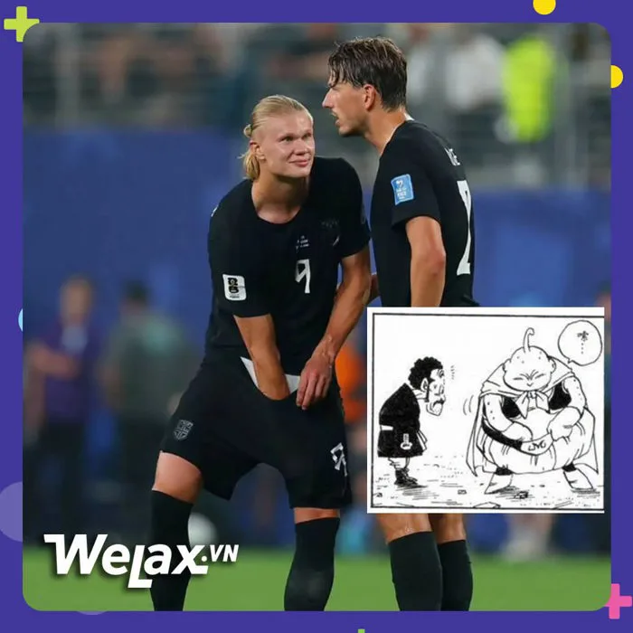 Erling Haaland khiến MXH thế giới bùng nổ, một rổ meme được chế ra sau cú  đúp tiễn Brazil về nước