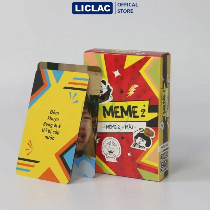 Bộ Bài MEME 2 gồm 250 lá Mãi Bên Nhau Bạn Nhá, Trò chơi thẻ bài Meme chơi  cùng bạn bè siêu lầy lội