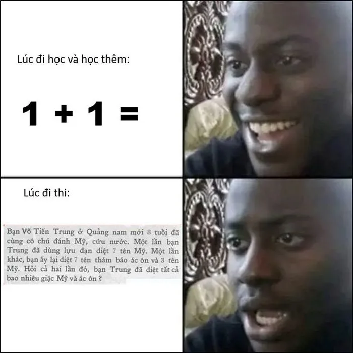 Lúc đi học và đi thi